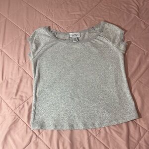 Gray Short Sleeve Women's Tee